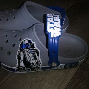 Star wars crocs gray size 1y